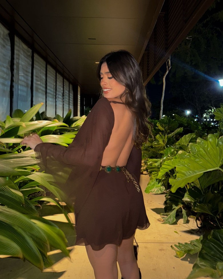 Macaquinho Melissa em Chiffon *Últimas Unidades em Oferta*