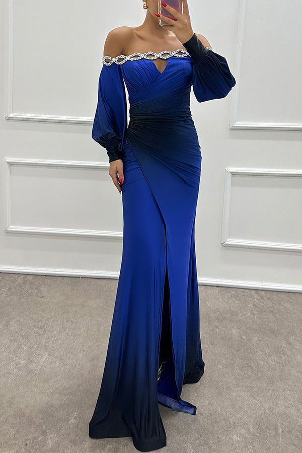 Julieta Gem Slit Dress